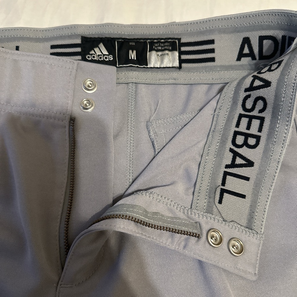 Adidas Men’s Light Gray Baseball Pants
